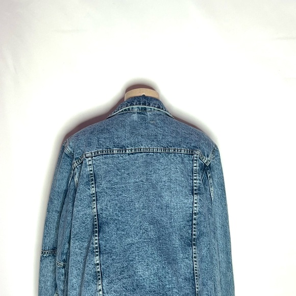 We the Free Free People stonewashed long sleeve denim jacket - Picture 4 of 4